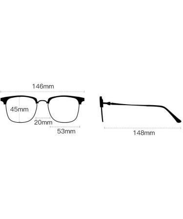 PARWANA Classic Anti-Glare Reading Glasses - Anti Blue Light Computer Readers for Men & Women +200 Silver - Buy Online on GoSupps.com