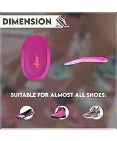 Softior Women's Comfort Memory Heel Cushions 3-Pack for Heel Pain & Plantar Fasciitis Relief - Large Size (9-14) - Pack of 6 - Buy Online on GoSupps.com