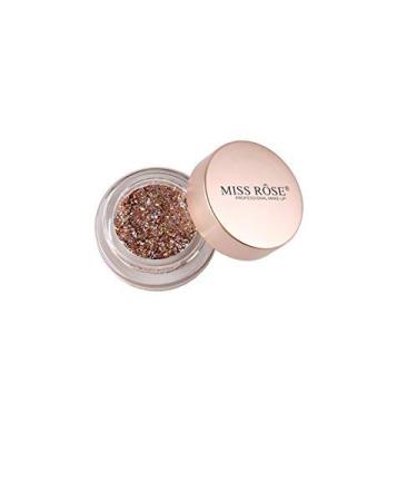 Miss Rose MISS ROSE Makeup Glitter 10 Colours Cream Glitter Holographic Chunky Face Eyeshadow Liquid Liquid High Body
