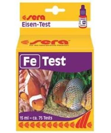 Buy SERA 04610 Iron Test Kit for Accurate Water Testing - 75 Measurements for Aquariums & Ponds - 15 ml Pack - Buy Online on GoSupps.com