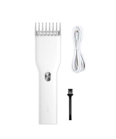 Hair Clippers for Men Electric Hair Clippers Haircut Men Haircut Adult Kids Hair Clippers Cordless Rechargeable Hair Cutter Shaver (Color : White)