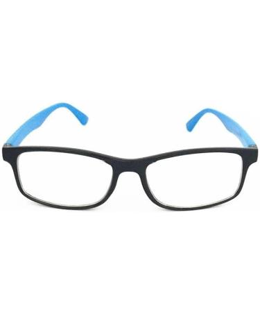 Zhuyiqz Clear Vision Anti-Blue-Light Reading Glasses for Men & Women - Stylish +100 Blue Light Mirror Glasses - Buy Online on GoSupps.com