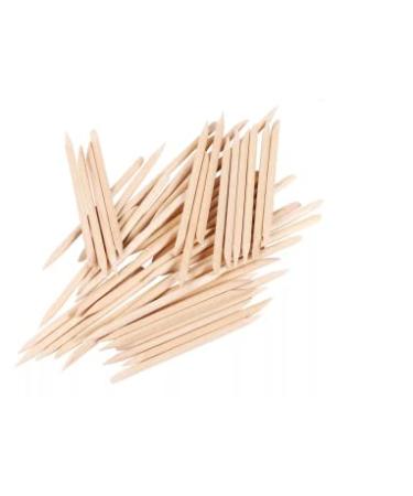 100PCS 75mm Cuticle Orange Wood Nail Sticks Pusher Set - Disposable Tool for Manicure & Pedicure - Skin Safe Remover for Home & Salon - Buy Online on GoSupps.com