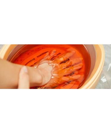 Techspa Orange & Cinnamon Paraffin Wax 1kg - UK Made Skin Therapy with Essential Oils - Buy Online on GoSupps.com
