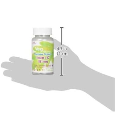 VegLife Iron+C Tummy Smart Vegan Veg Capsules - 18mg, 60ct - Buy Online on GoSupps.com