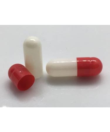200 Size 00 Red/White Empty Gelatin Capsules Gelatine Hard Pill Cases Self Fill - Buy Online on GoSupps.com