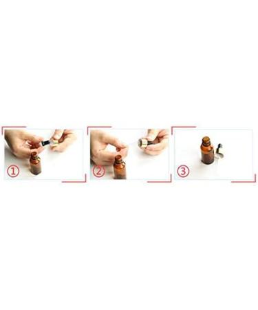 24PCS 3ML/0.1oz Empty Refillable Mini Clear Glass Essential/Massage Oil Dropper Bottles Cosmetic Makeup Perfume Sample Travel Packing Vial Jars Pot with Glass Eye Dropper and White Rubber Head - Buy Online on GoSupps.com