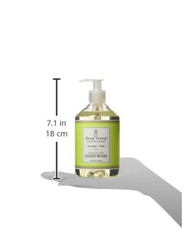 Deep Steep Argan Oil Hand Wash - Coconut Lime - 17.6oz - Buy Online on GoSupps.com