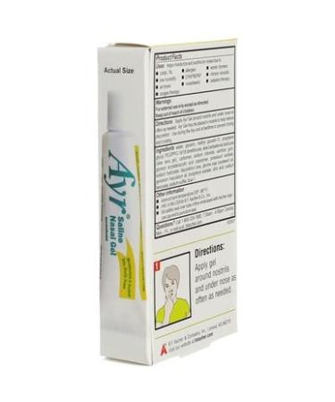 Ayr Saline Nasal Gel 0.5 oz - Fast-Acting Relief for Nasal Congestion - Buy Online on GoSupps.com