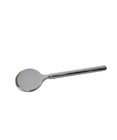 Cuill re De Zinc Pour Application De Masque Et Contour Des Yeux Outil De Soins Peau R utilisable 5.00X1.50X0.30CM argent