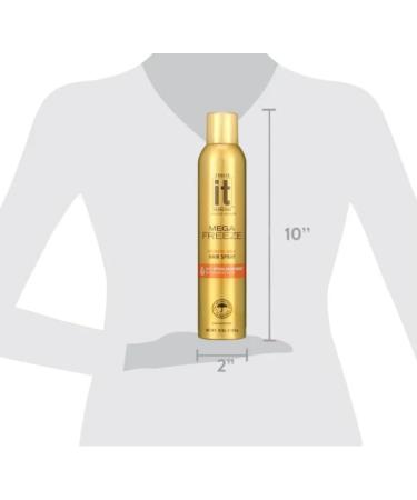 F'reeze IT Mega Freeze Hair Spray Extreme Hold 10 oz (pack of 2) - Buy Online on GoSupps.com