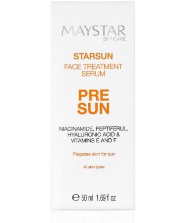 MAYSTAR SKINCARE STARSUN FACE TREATMENT SERUM PRE-SUN 50 ml. Very light texture serum that prepares the skin for sun exposure. - Buy Online on GoSupps.com