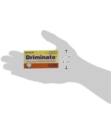 Driminate Generic 50 mg Anti Nausea 100 ea (Pack of 3) - Motion Sickness Relief - Buy Online on GoSupps.com