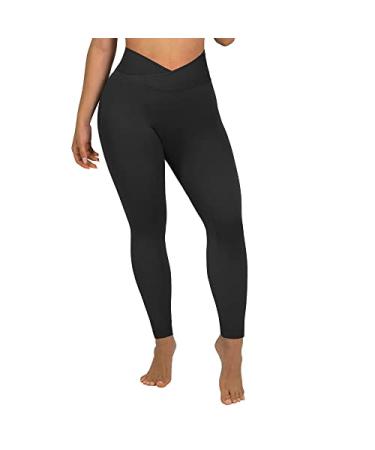 SUUKSESS Women Scrunch Butt Lifting Seamless Leggings Booty High Waisted Workout  Yoga Pants Medium Upgrade Black