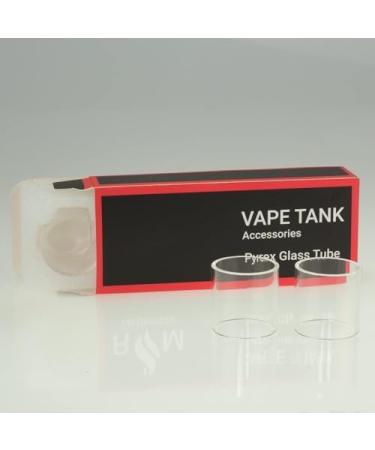 Buy BMTICK 2PCS Clear Glass Replacement Tube for SMOK TFV12 Baby Prince & Stick P25/X-PRIV - 5ml Capacity + Cleaning Cloth - Buy Online on GoSupps.com