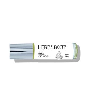 Herb & Root Dulce Perfume Oil Rollerball | Hypoallergenic and Clean Fragrance | Perfume for Men and Women | Notes of Cocoa Caramel Amber Dulce
