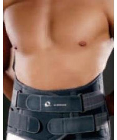 M-Brace 584M Mini M-Spine Back Brace in Dark Grey Size: Small