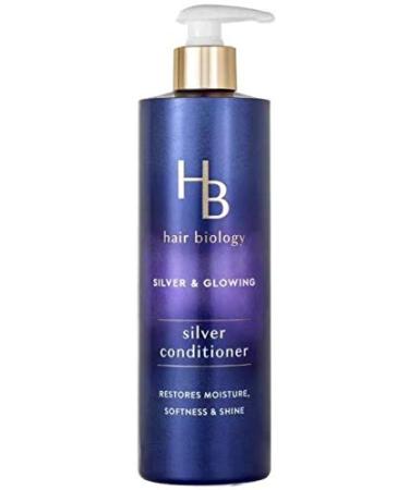 Hair Biology Silver Shampoo & Conditioner Set - 12.8 Fl Oz Bottles with Biotin for Gray & Color Treated Hair - Paraben Free - Pack of 2 - Buy Online on GoSupps.com
