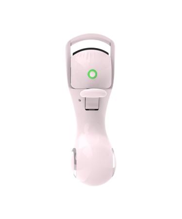 Heated Eyelash Curlers Electric Eyelash Curler 3 Temperature Modes with with Sensing Heating Silicone Pad Quick Natural Curling Eye Lashes USB Rechargeable Eyelash Curlers Heated Lash Curler for Wo Pink