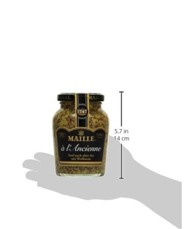 Buy Maille Dijon Mustard Old Style - Pack of 6 (6 x 210g) | Premium French Mustard for International Shipping - Buy Online on GoSupps.com
