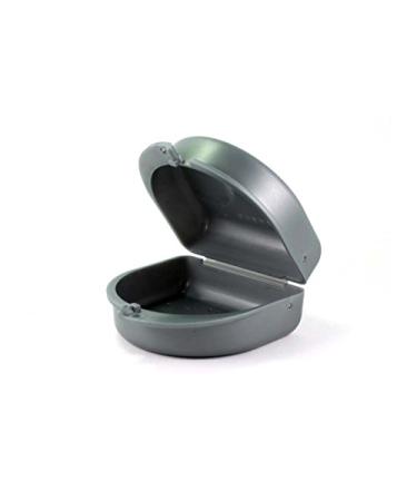 Dr. Bauer's braces box - orthodontic box large 4.1cm (silver/grey)