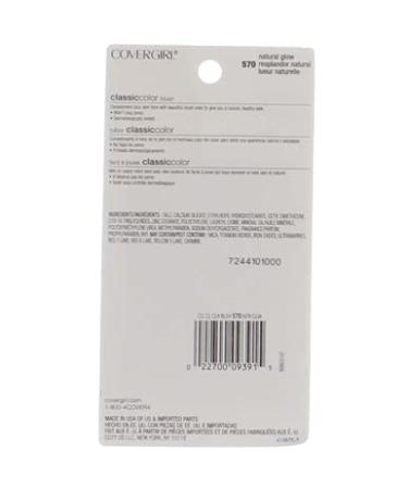 Cover Girl 09391 570natglo Natural Glow Classic Color Blush 0.3 oz - Pack of 1 - Buy Online on GoSupps.com