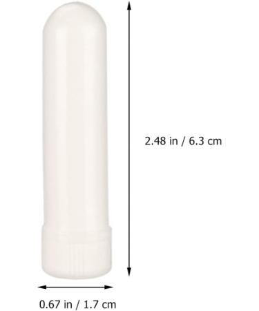 Healeved Peppermint Essential Oil + Bulk Nasal Inhaler Tubes - 5pcs White Aroma Diffuser Set - Buy Online on GoSupps.com