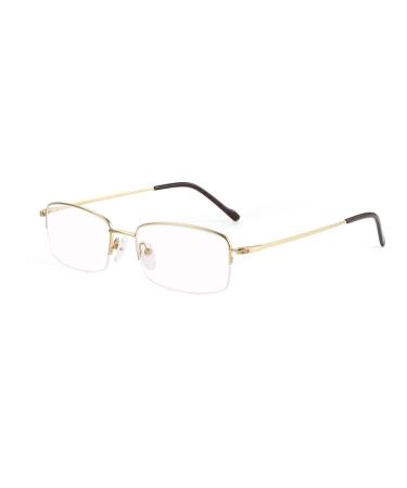 Riccie men's glasses made of pure titanium against blue lights old -contain HD Aspherical resin glasses/radiation protection magnifying glasses +0.5 to +3.0.02 +0.5