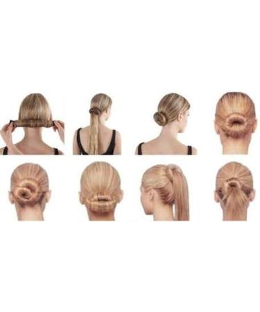 PALESTREN Blonde Hair Donut Bun Maker Clip - DIY Doughnuts Bun Hairstyle Tool - Buy Online on GoSupps.com