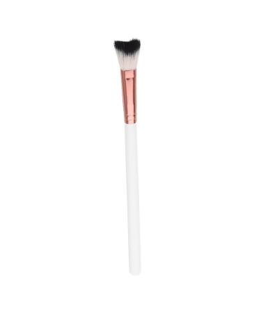 OHPHCALL Fish Tail Brush Highlighter Blush Brush Women Makeup Brush Nose Brush Nose Shadow Brush White 18.50X1.00X1.00CM White