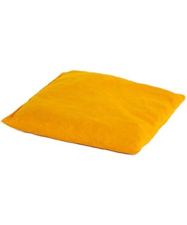 Rapeseed Pillow 12x12cm in Mango - Heat & Cold Therapy Grain Pillow for Comfort - Buy Online on GoSupps.com