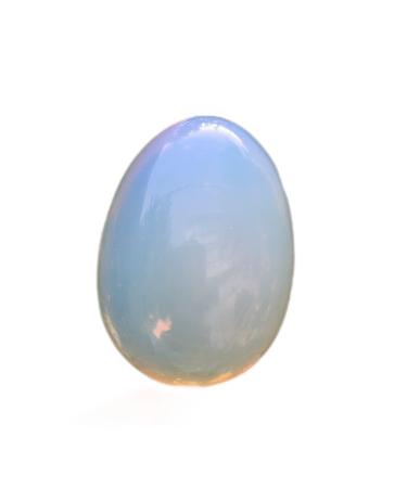 Crystal 1 Pack Natural Opal Shiny Smooth Oval Semi-Precious Stones JZIGTDEM