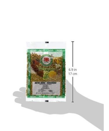 Ngr Fenugreek Seeds (Methi Seeds) 100g - Premium Quality International Shipping - Buy Online on GoSupps.com