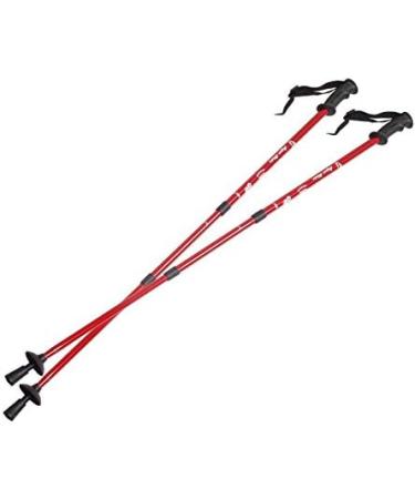 Eurobatt Nordic Walking Stock Set - 2 Pairs with Anti-Shock Damping System (65-135cm) - Trekking Poles for Couples - Color Variants Available - Buy Online on GoSupps.com