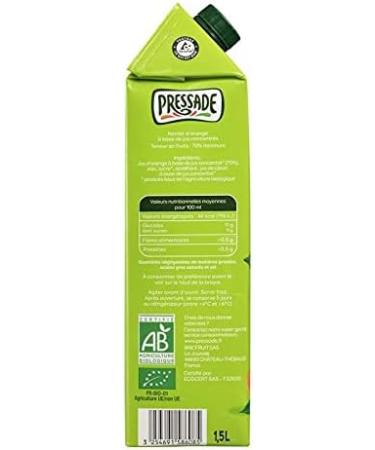 PRESSADE - Organic Orange Nectar 1.5L - Lot Of 4 - Sold By Lot - Buy Online on GoSupps.com