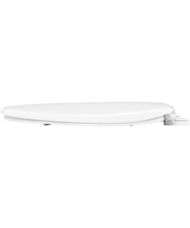 Little2Big 181SLOW 000 Elongated Toilet Seat with Built-In Potty Training Seat | Slow-Close & Never Loosen | White - 1 Pack - Buy Online on GoSupps.com
