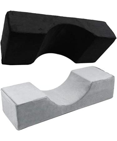 UKD Lash Pillow Neck Eyelash U Shape Ergonomic Curve Extension Support Soft Memory Foam Grey Professional Beauty Neck Support Pillow for Salon Makeup Eyebrow Trimming - Buy Online on GoSupps.com