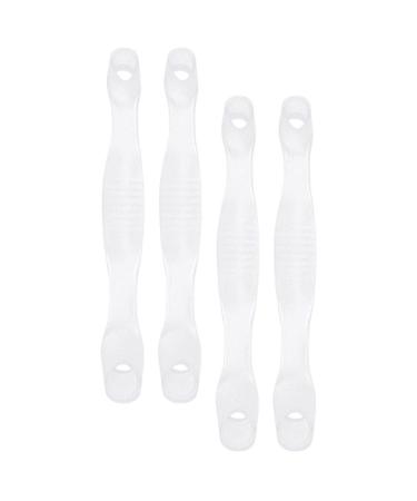 Beavorty Thumb Protector 4Pcs Bunion Corrector Toe Separators Spacers Straighteners Bunion Protector Sleeves Treat in Hallux Valgus Big Toe Joint Hammer Toe Transparent Thumb Splint