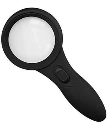 Magnifying Glasses Vision aids Led Handheld Old Children Reading Portable Jewelry Reading with Money Detector Function Illuminated Magnifying Glass Stationery Office Supplies 1PCS Better Life