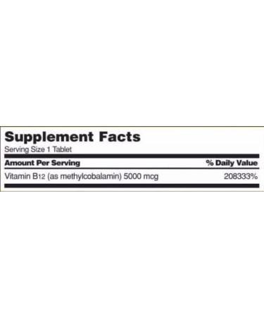 Kirkland Signature Quick Dissolve B12 5000 mcg Energy Supplement 300 Tablets - Cherry Flavor - Buy Online on GoSupps.com