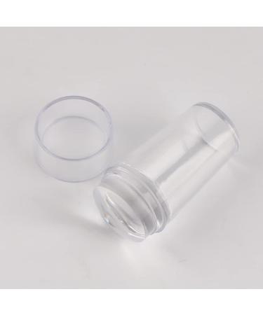 UUYYEO 2pcs Transparent Silicone Nail Art Stamping Plates & Scraper - Professional Manicure Tools for Perfect Nail Designs - Buy Online on GoSupps.com