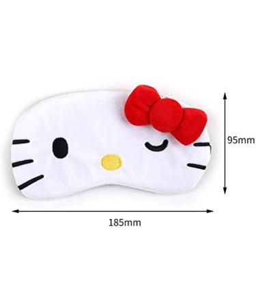 Sanrio Hello Kitty Sleep Eye Mask - Comfortable & Soft Eye Cover in Red/Pink - Buy Online on GoSupps.com