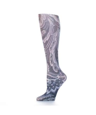 Red Moby Celeste-Stein-CMPS-3-2216 Womens 20-30 mmHg Compression Sock - Black Calypso