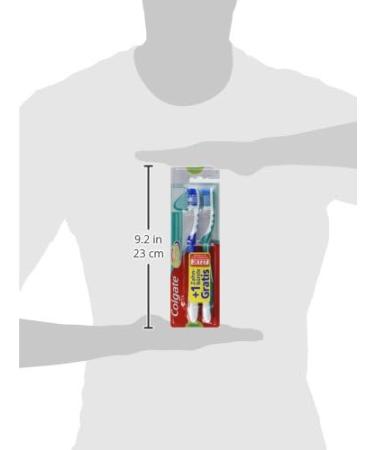 Colgate Total All-Round Cleaning Toothbrush 1+1 Medium - Pack of 3 (6 Pieces) | International Shipping Available - Buy Online on GoSupps.com