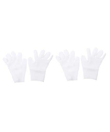 DOITOOL 2 Pairs Moisturizing Overnight for Dry Hands Moisturizing Gel Grade Cracked Hand Sebs Sun Protection White Hand Mask Miss
