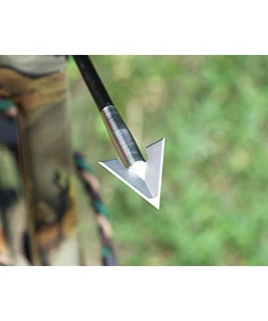 DEEPOWER Broadheads 100 125 Grain 6 Pack | Solid 3 Blades Fixed Archery Broadheads - Buy Online on GoSupps.com