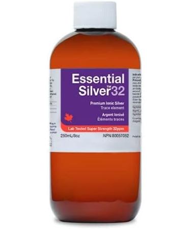Premium Ionic Silver 32 ppm (250 mL / 8oz) 250 ml (Pack of 1) - Buy Online on GoSupps.com