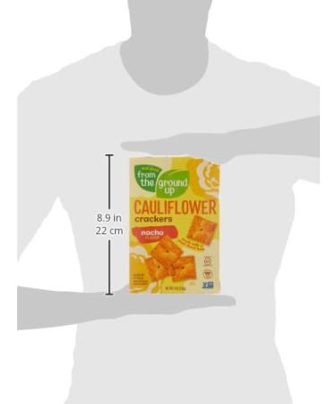 Buy From The Ground Up Cauliflower Nacho Crackers - 4 Oz | Gluten-Free Snack - Buy Online on GoSupps.com