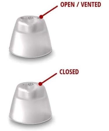 Buy Signia Click Sleeves Vented (6 pcs) for Siemens Signia & Audio Service - Perfect Fit for IdOs & Ex-Receivers (XS) | International Shipping Available - Buy Online on GoSupps.com
