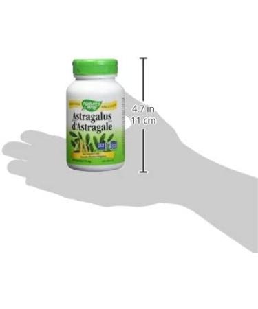 Nature's Way Astragalus Root Capsules 470mg - 100 Count - Pack of 1 - Buy Online on GoSupps.com